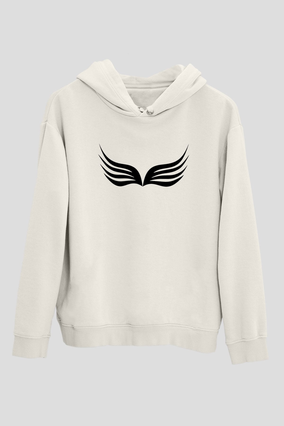 Zero Wing Beyaz Unisex Hoodie