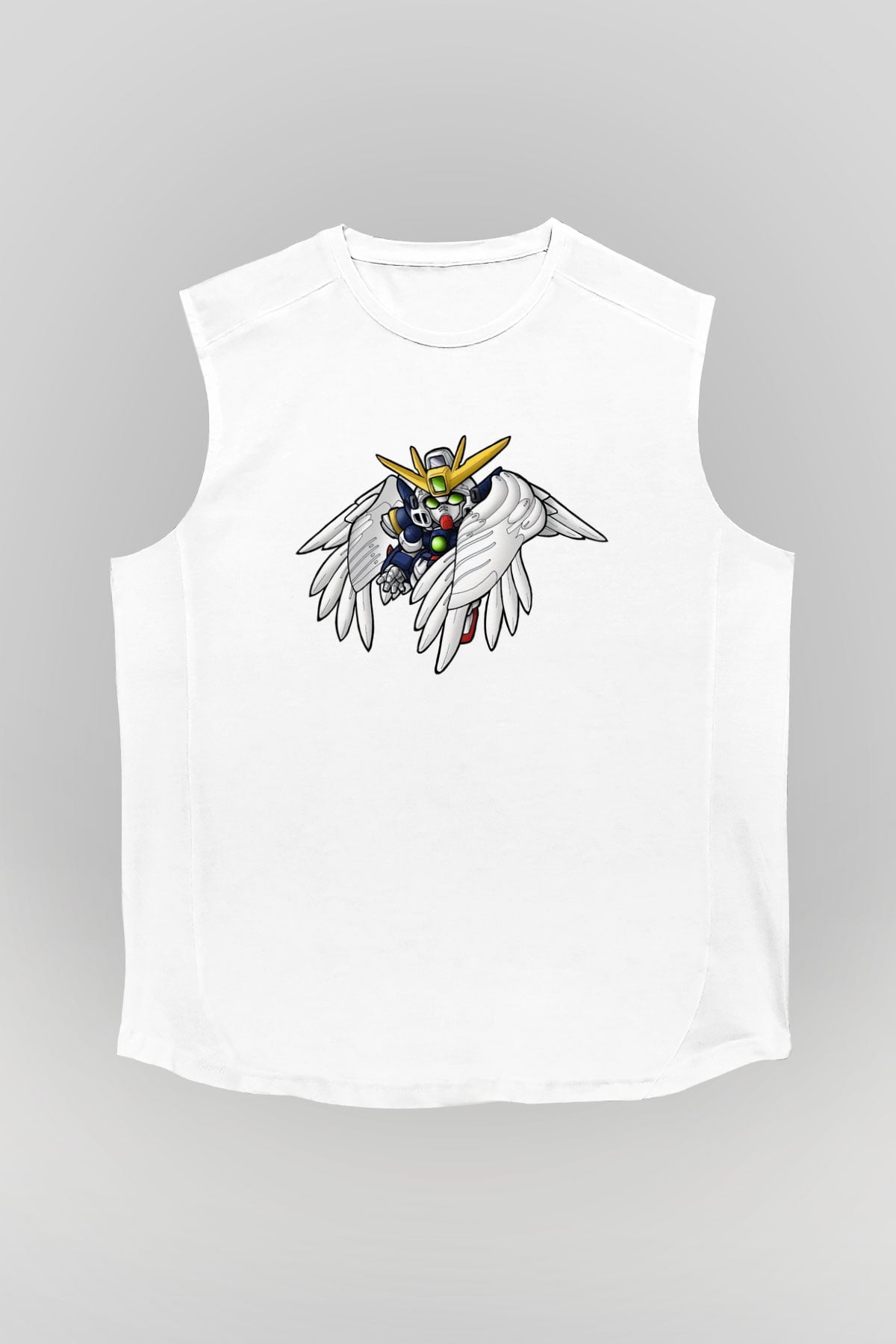Zero Wing Beyaz Unisex Kolsuz Tişört