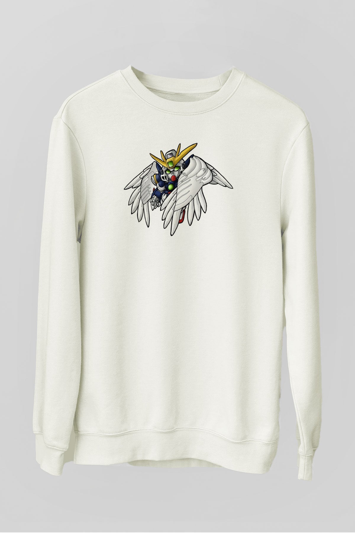 Zero Wing Beyaz Unisex Sweatshirt