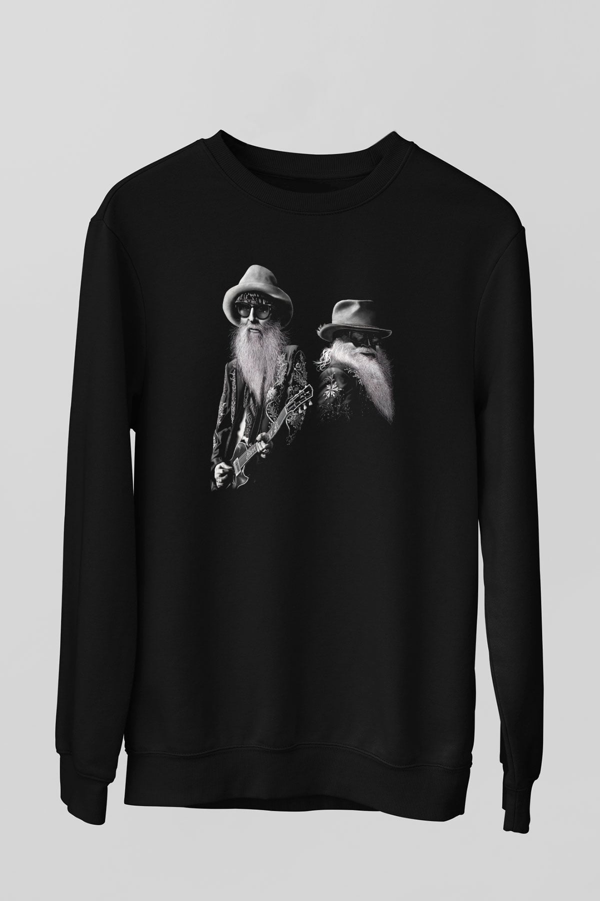 ZZ Top Siyah Unisex Sweatshirt