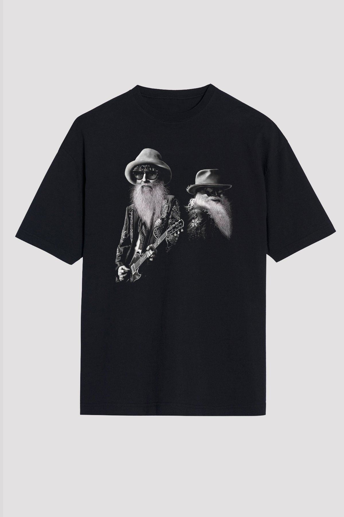 ZZ Top Siyah Unisex Tişört T-Shirt - TişörtFabrikası