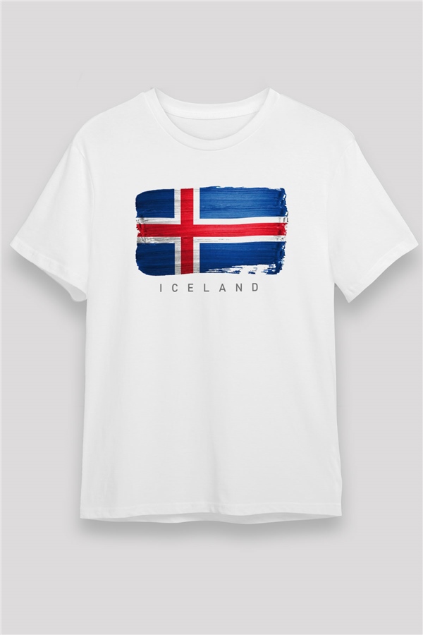 Iceland White Unisex T-Shirt