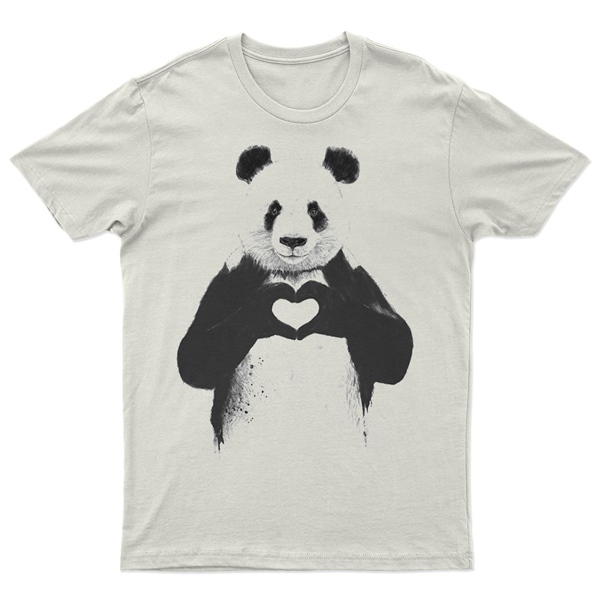 Panda Baskılı Tasarım Tişört TSRT364