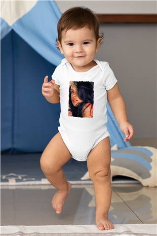 Aaliyah Beyaz Bebek Body - Zıbın