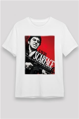 Alpacino Scarface Limited Edition White Unisex  T-Shirt - Tees - Shirts