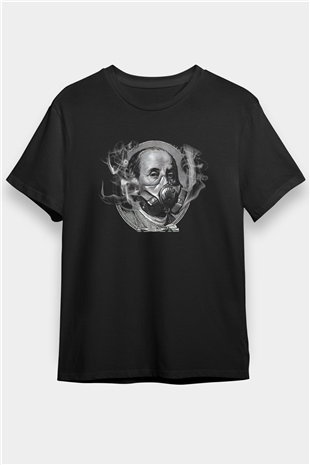 Benjamin Franklin Black Unisex  T-Shirt - Tees - Shirts