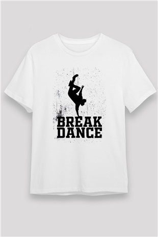 Breakdance White Unisex T-Shirt