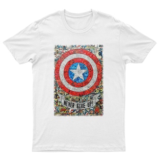 Captain America Unisex Tişört T-Shirt ET6688