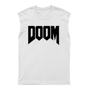 Doom Unisex Kesik Kol Tişört Kolsuz T-Shirt KT7629