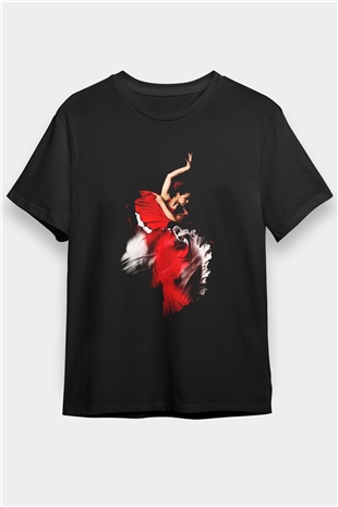 Flamenco Black Unisex T-Shirt