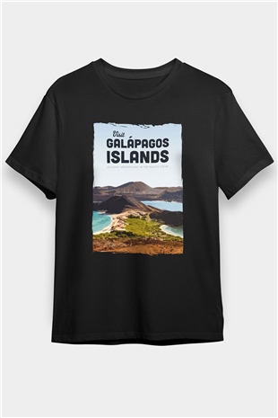 Galapagos Islands Black Unisex  T-Shirt