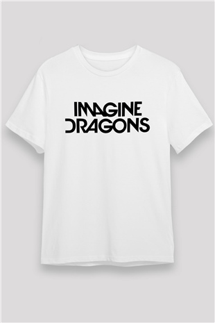 Imagine Dragons White Unisex T Shirt Tees Shirts