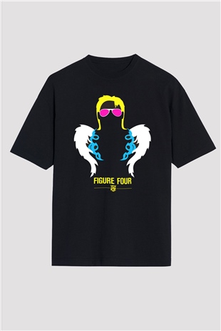 Ric Flair Siyah Unisex Oversize Tişört
