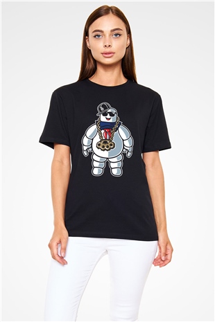 Stay Dope Baskılı Unisex Siyah Tişört