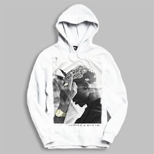 Tupac white hoodie cheap