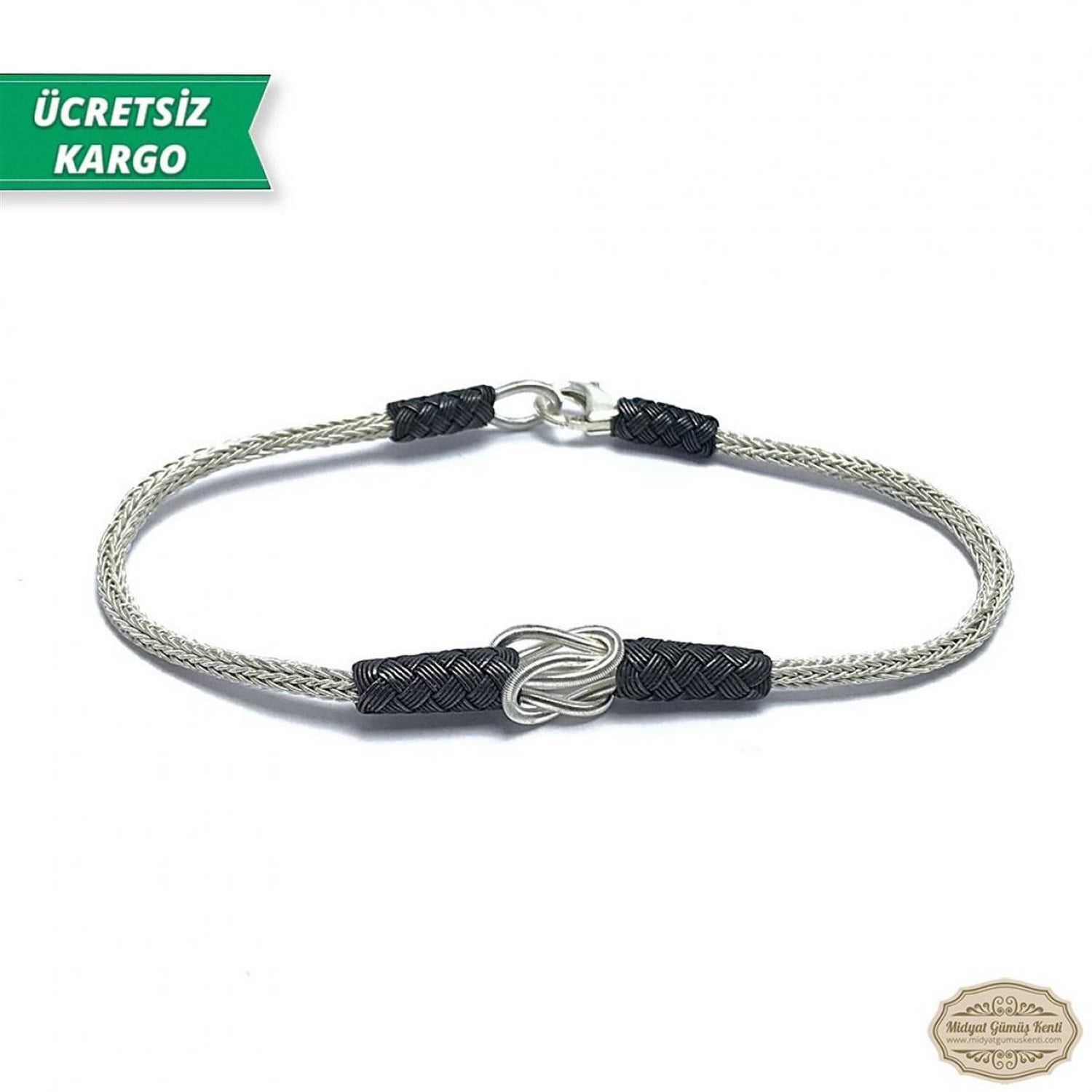 1000 Ayar Gümüş El Örmesi Erkek Bayan Bileklik