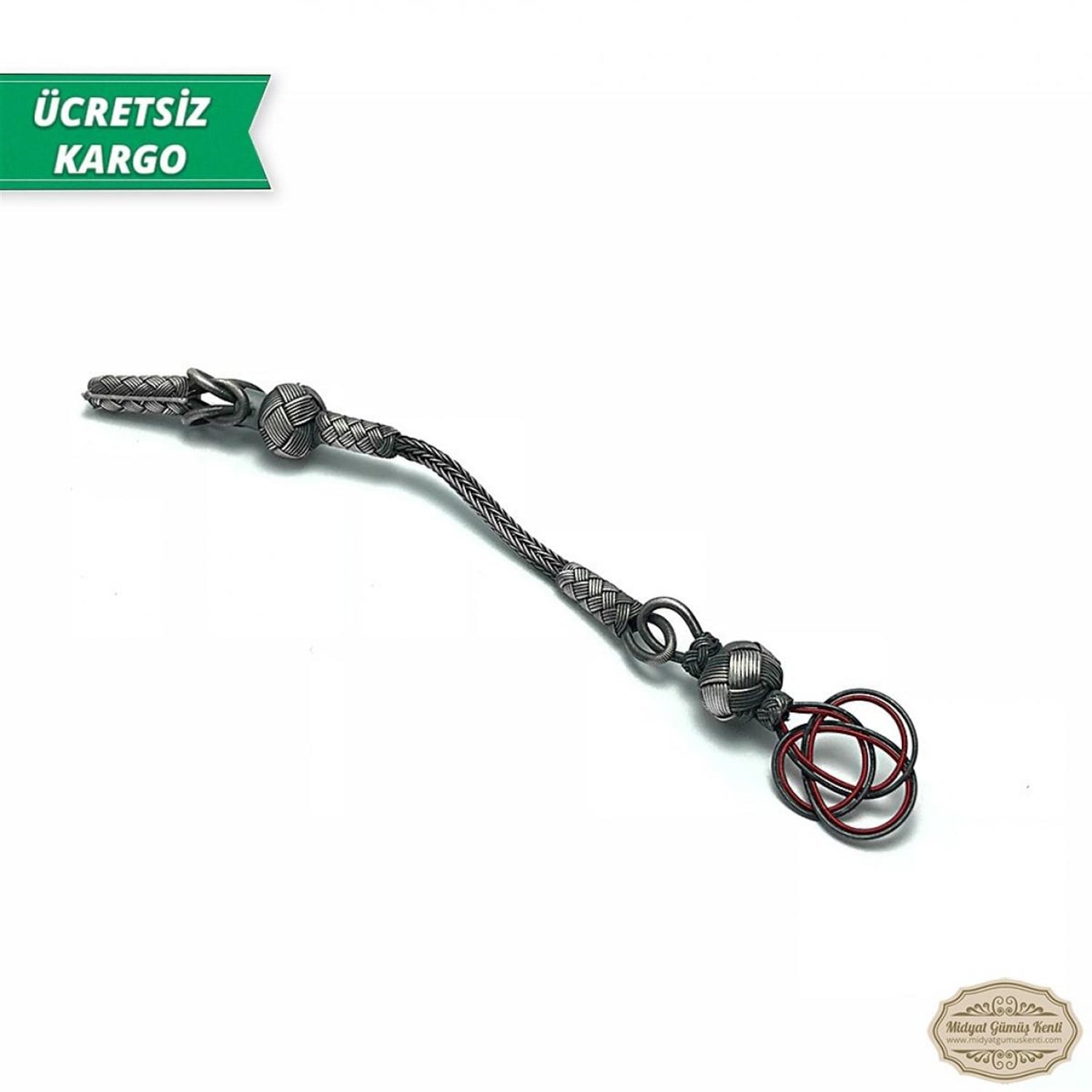 1000 Ayar Kazaziye Gümüş Tespih Püskülü