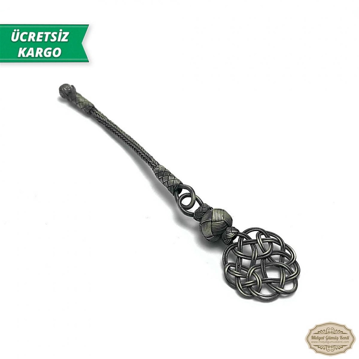 1000 Ayar Kazaziye Gümüş Tespih Püskülü