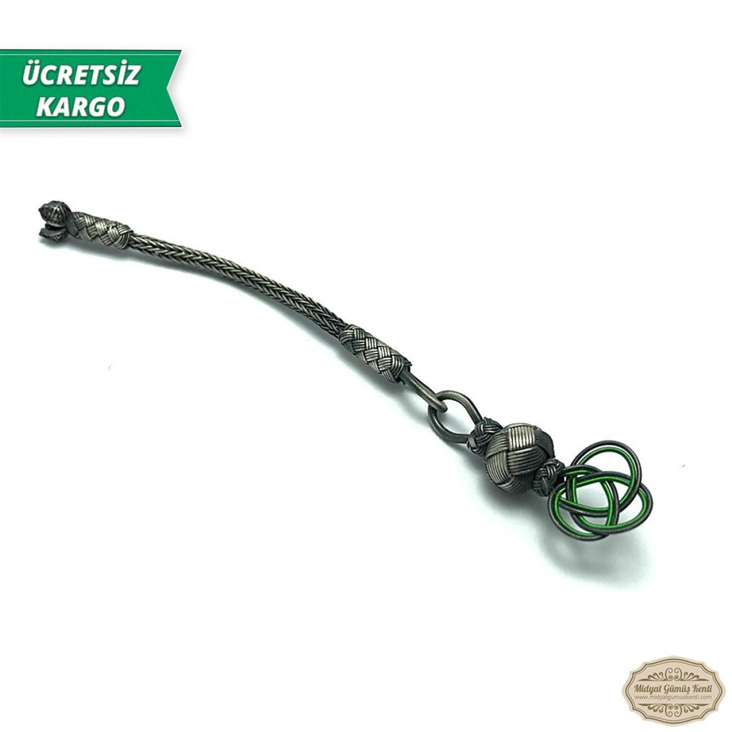 1000 Ayar Kazaziye Gümüş Tespih Püskülü
