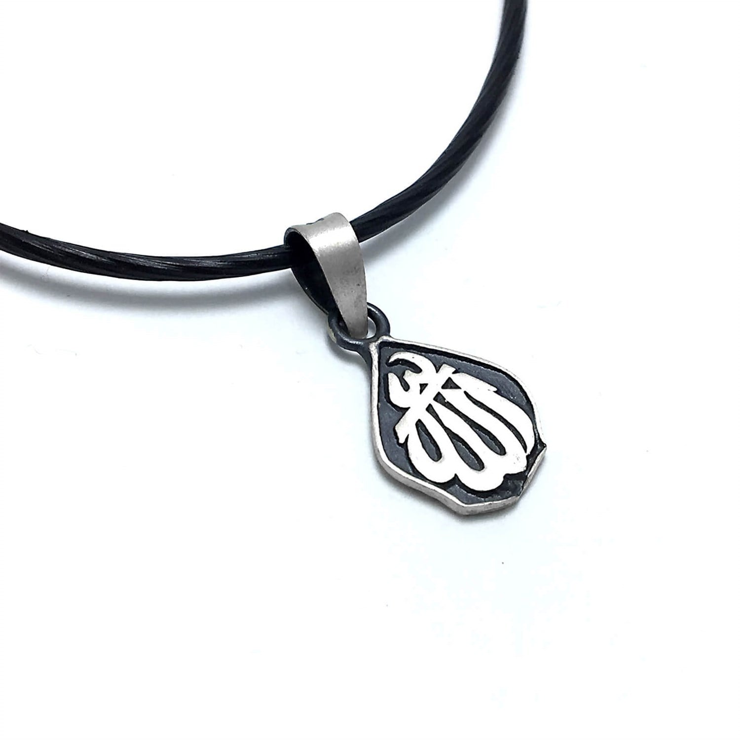 Allah Yazılı 925 Ayar Gümüş Cevşen Kolye