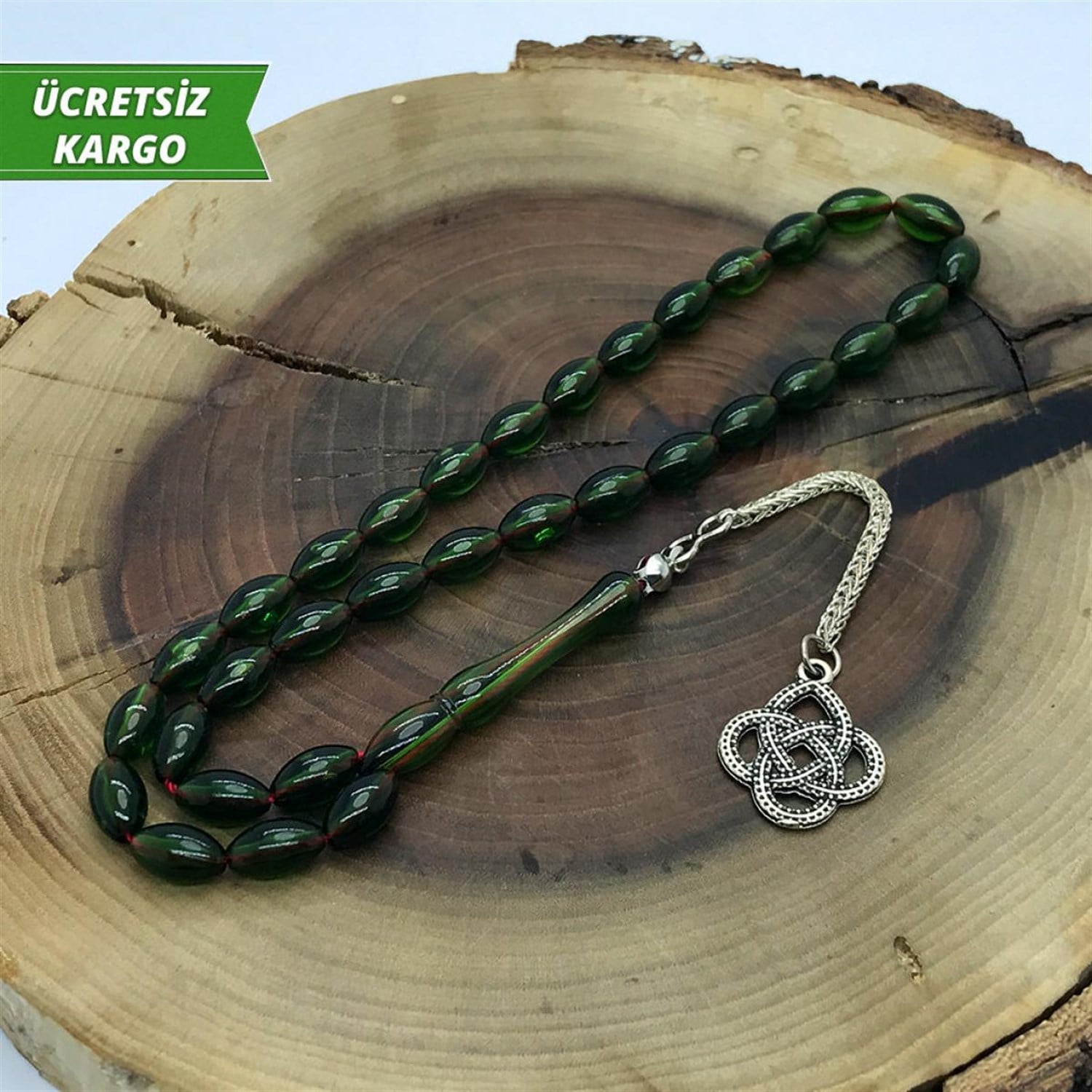 Ateş Toz Kehribar Tesbih