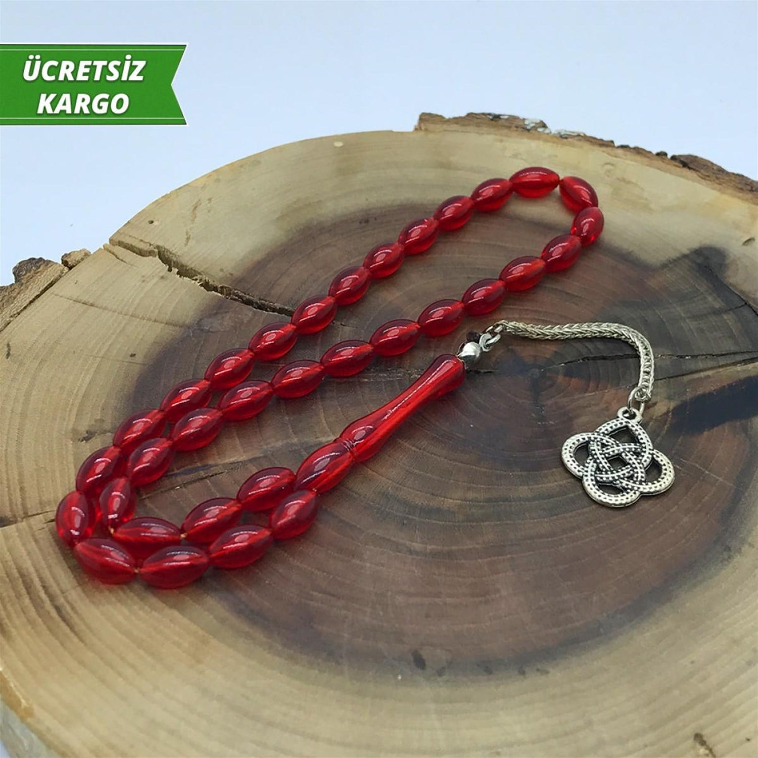 Ateş Toz Kehribar Tesbih