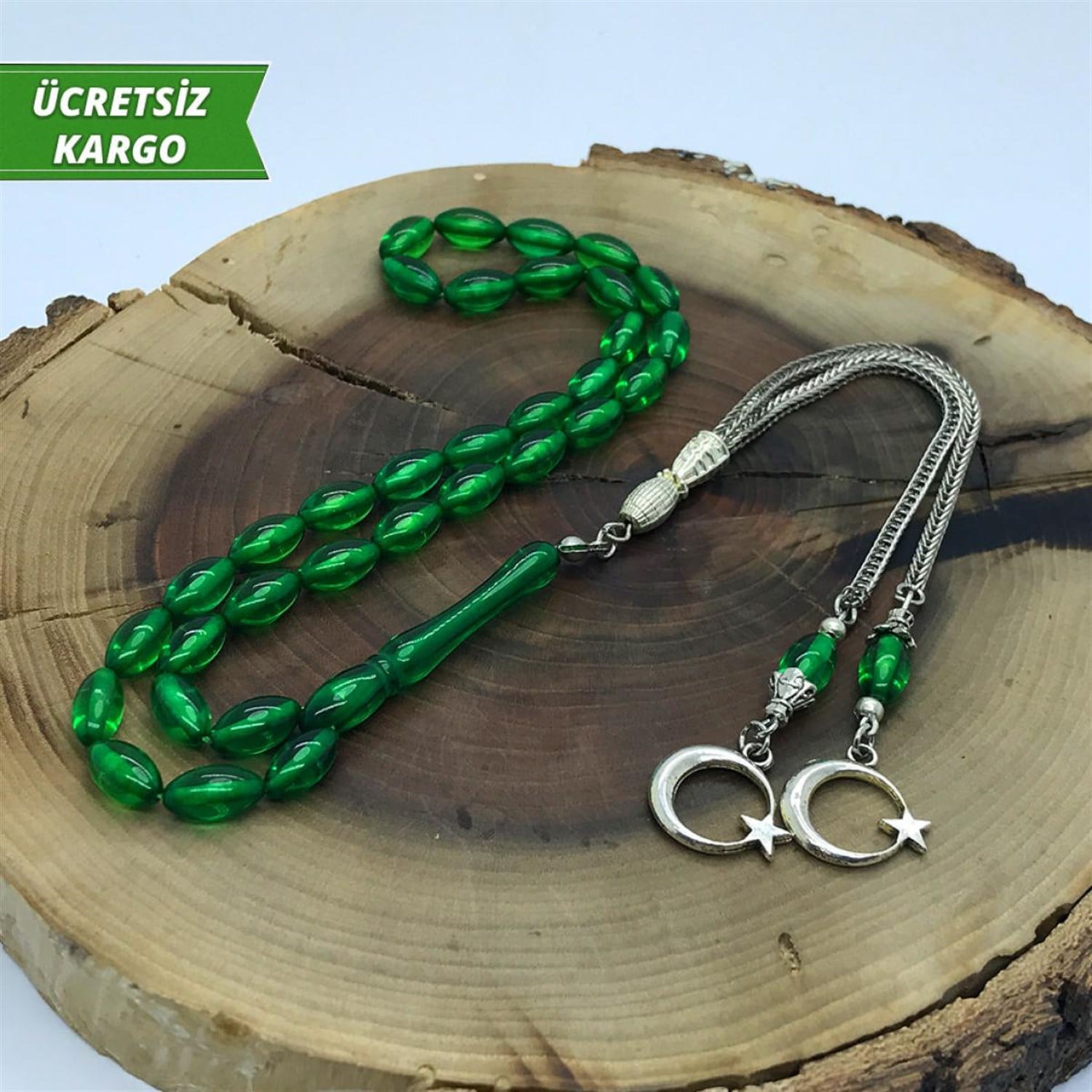 Ateş Toz Kehribar Tesbih