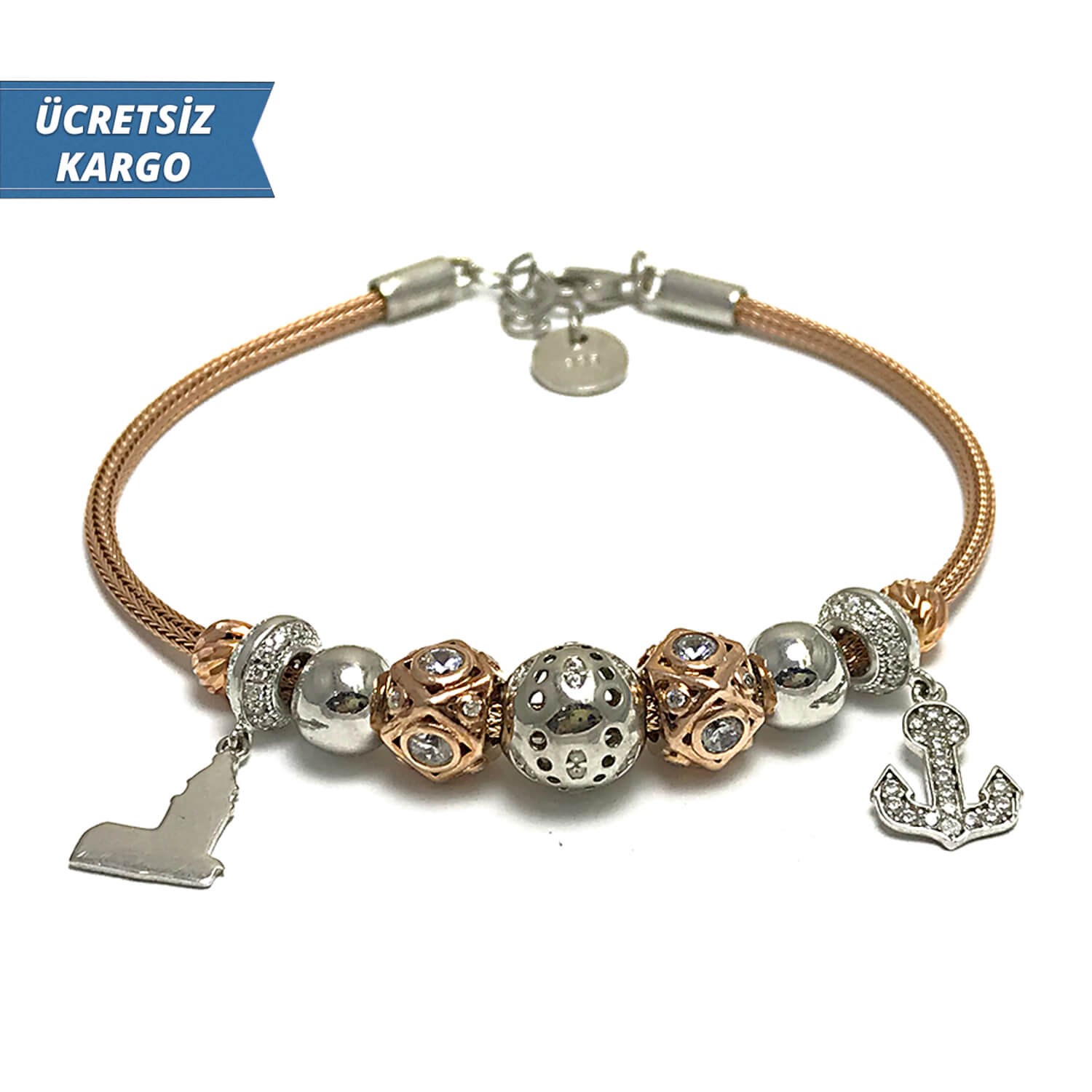 Pandora Model 1 Bayan Gümüş Bileklik