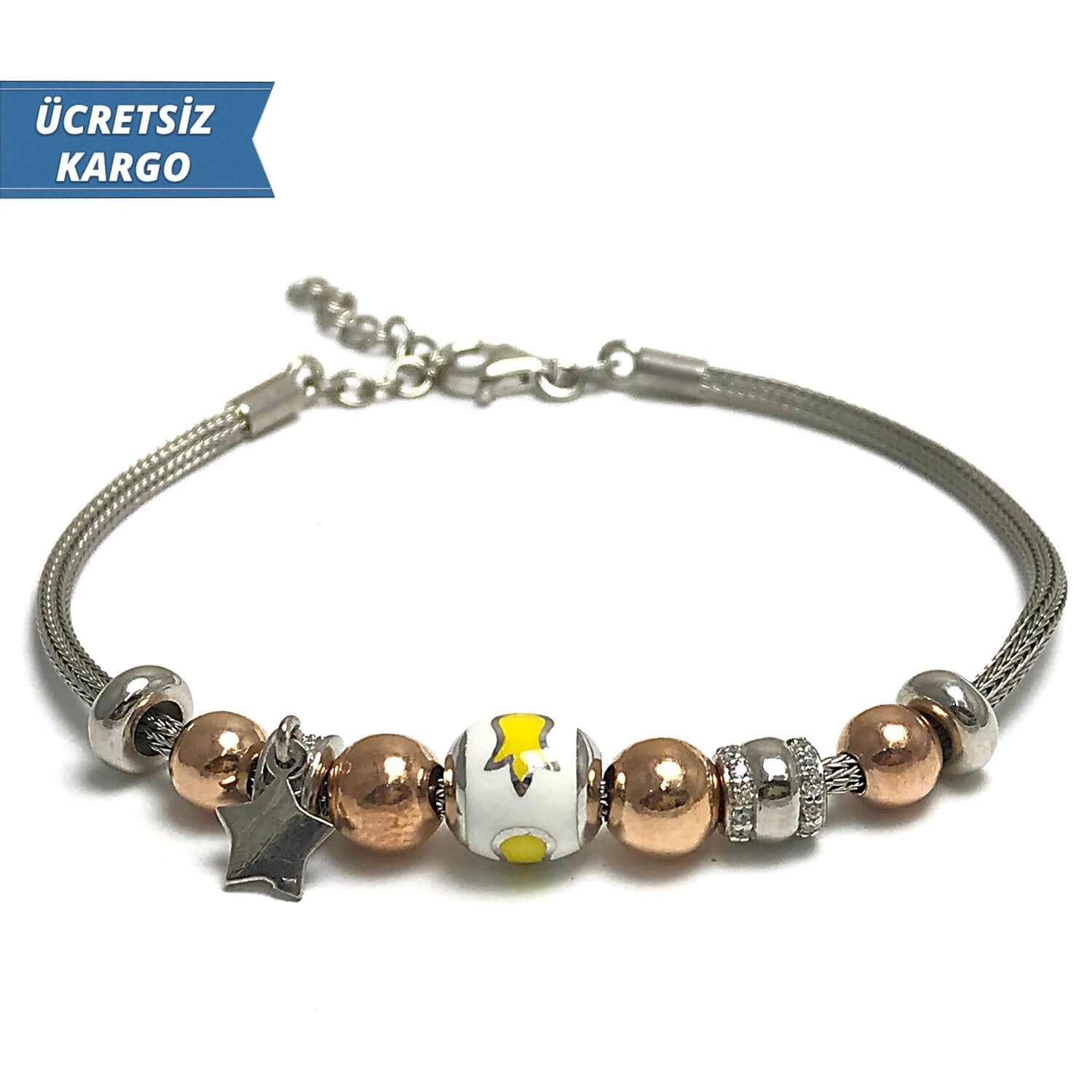 Pandora Model 27 Bayan Gümüş Bileklik