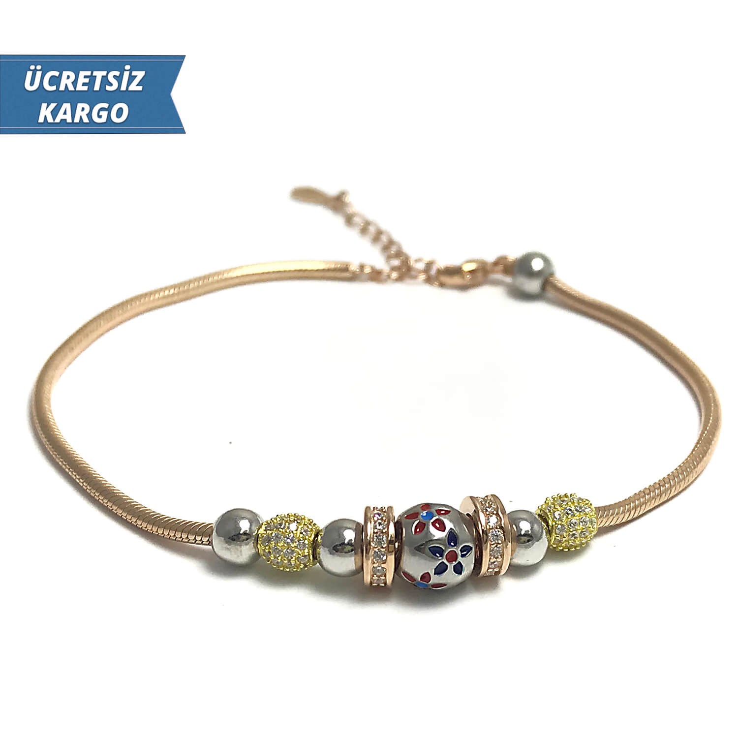 Pandora Model 38 Bayan Gümüş Bileklik