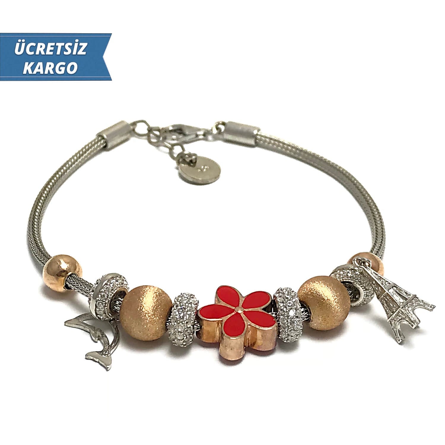 Pandora Model 5 Bayan Gümüş Bileklik