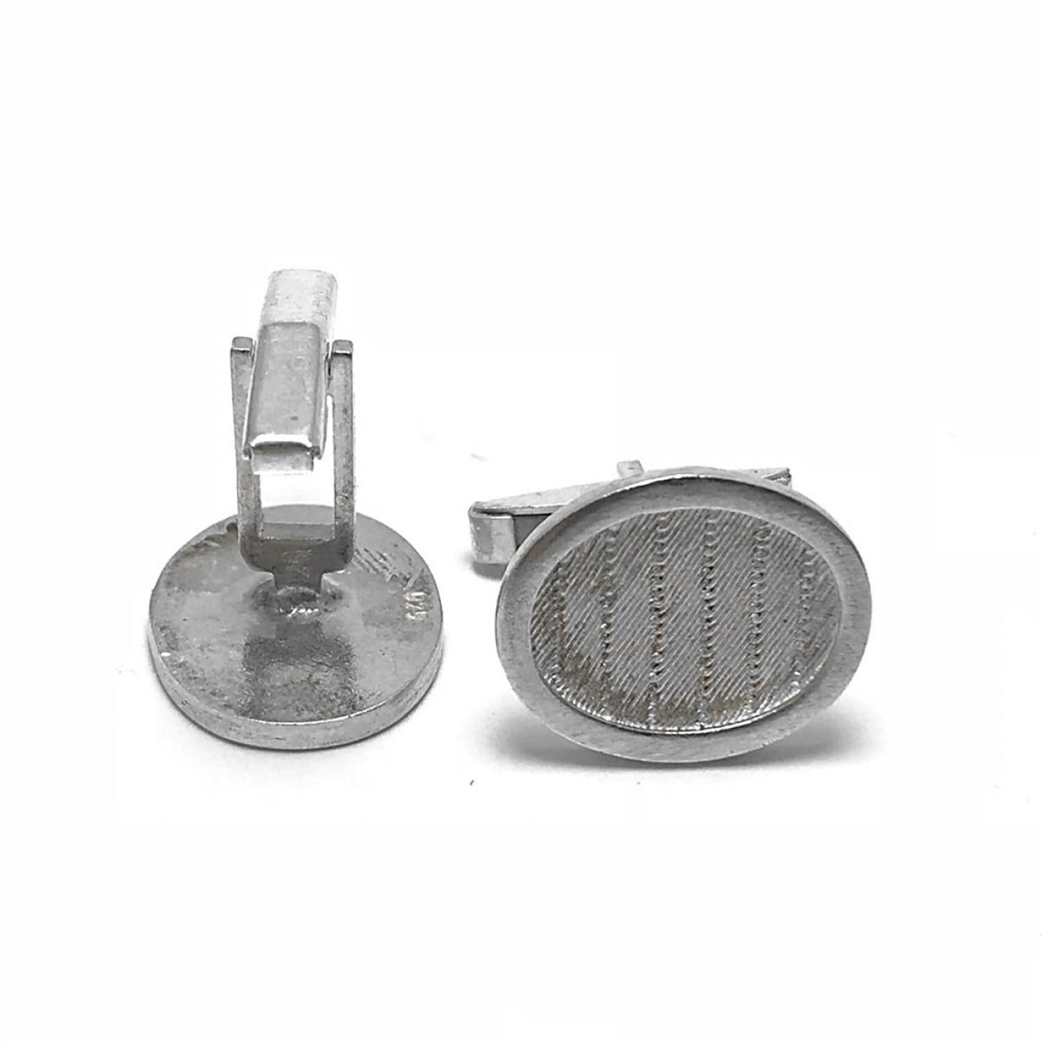 Sade Model Erkek Gümüş Kol Düğmesi