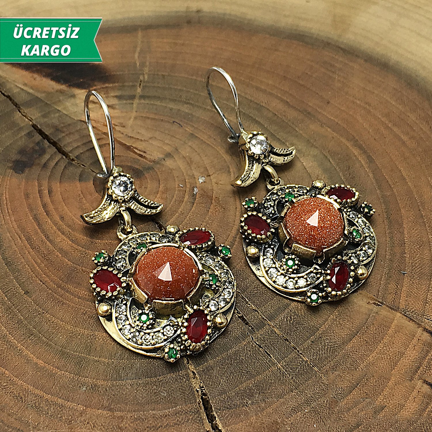 Yıldız Tozu Taşlı Gül Model 925 Ayar Gümüş Bayan Otantik Küpe