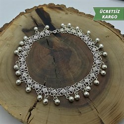 Kişniş Sık Toplu Model Midyat Yöresel Telkari Gümüş Halhal