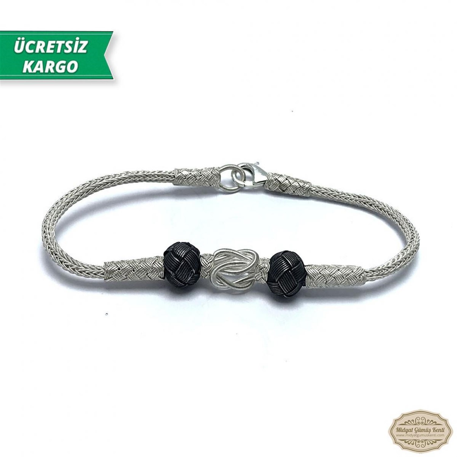 1000 Ayar Gümüş El Örmesi Erkek Bayan Bileklik