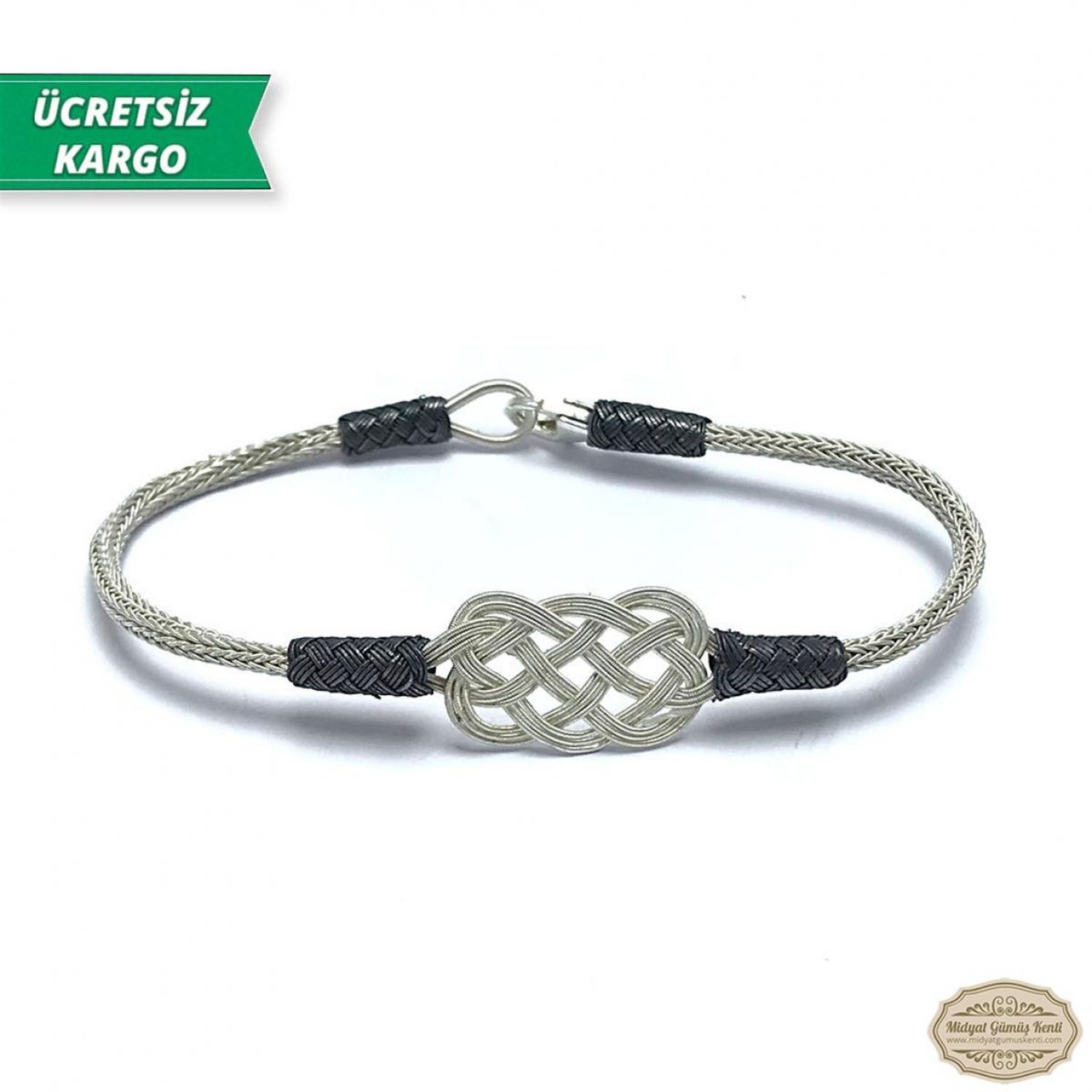 1000 Ayar Gümüş El Örmesi Erkek Bayan Bileklik