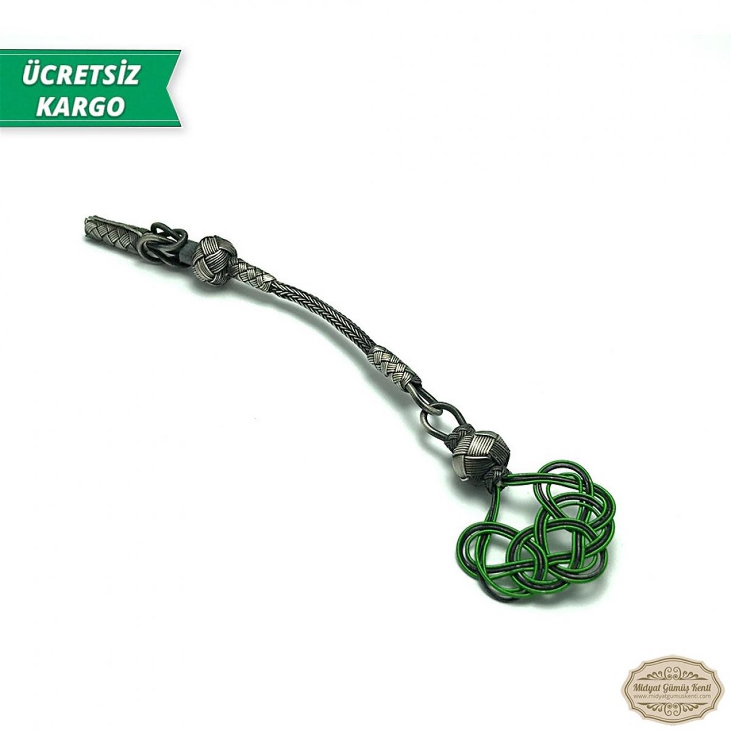 1000 Ayar Kazaziye Gümüş Tespih Püskülü