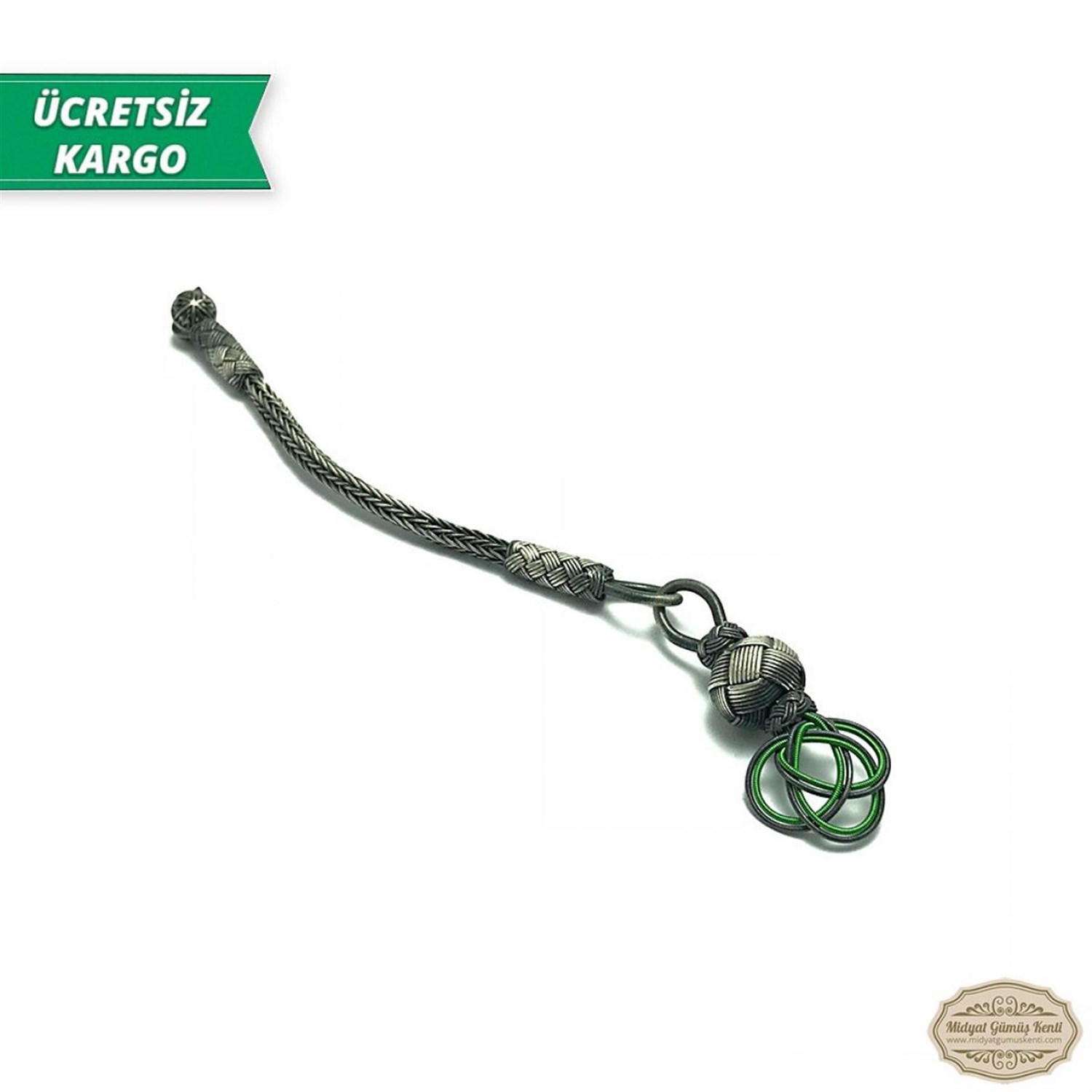 1000 Ayar Kazaziye Gümüş Tespih Püskülü