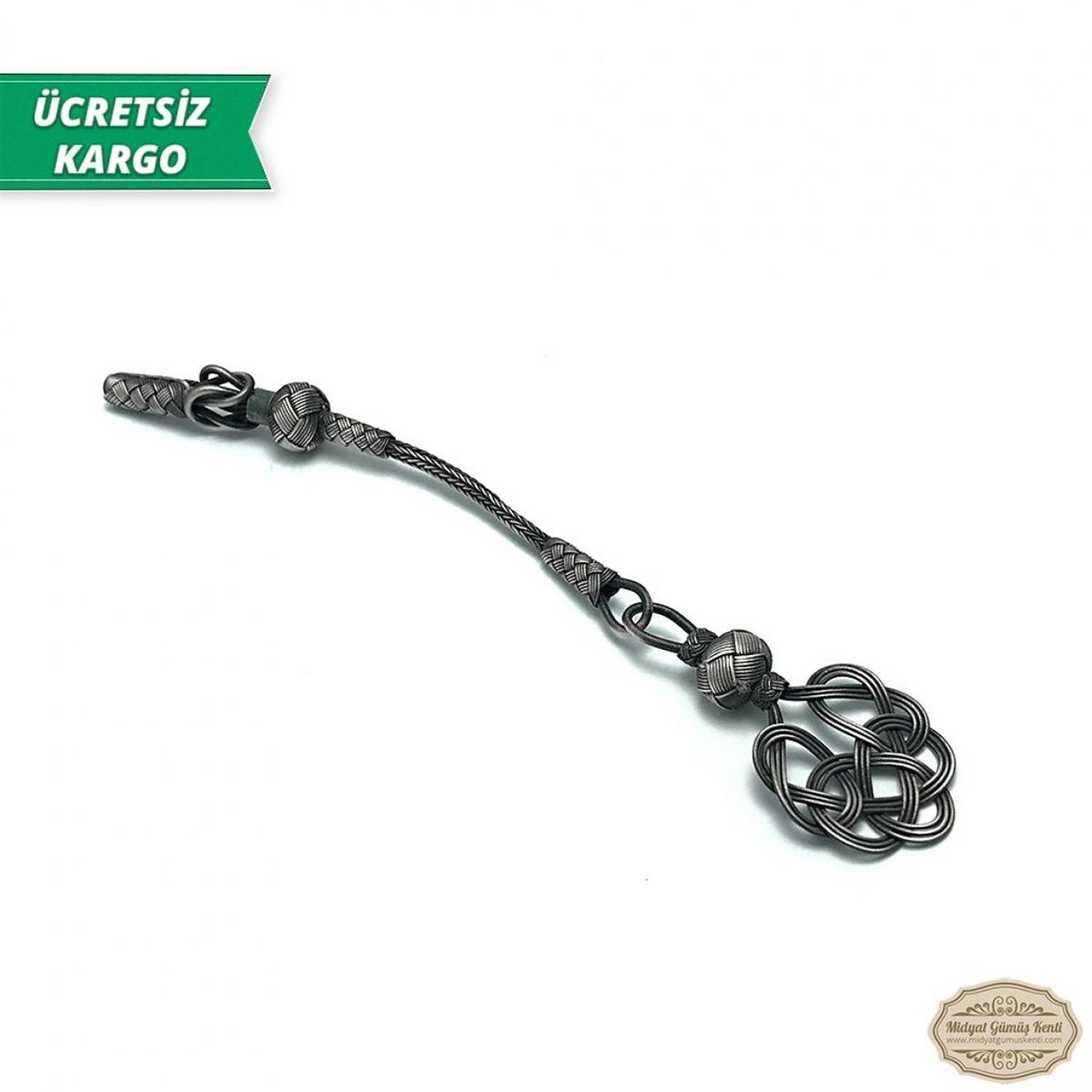 1000 Ayar Kazaziye Gümüş Tespih Püskülü