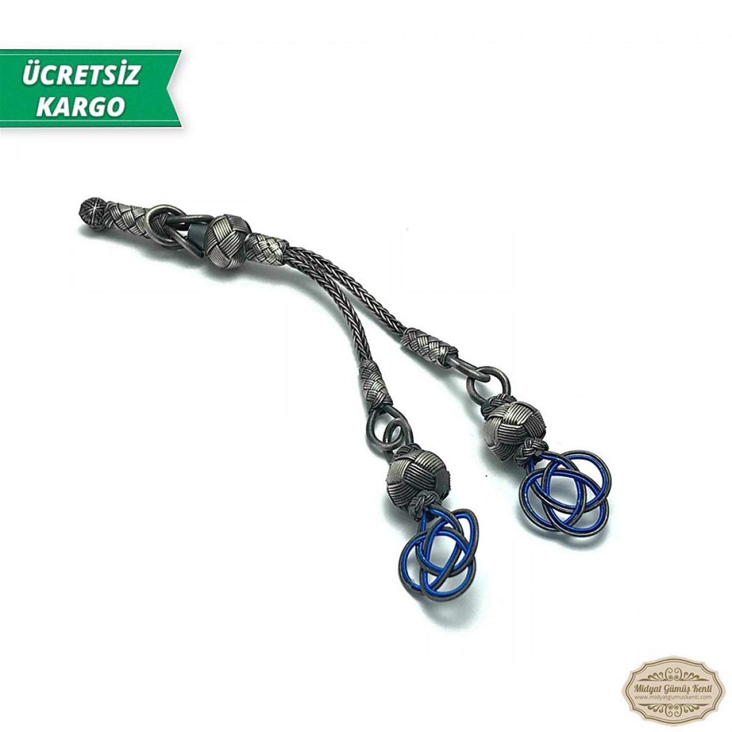 1000 Ayar Kazaziye Gümüş Tespih Püskülü