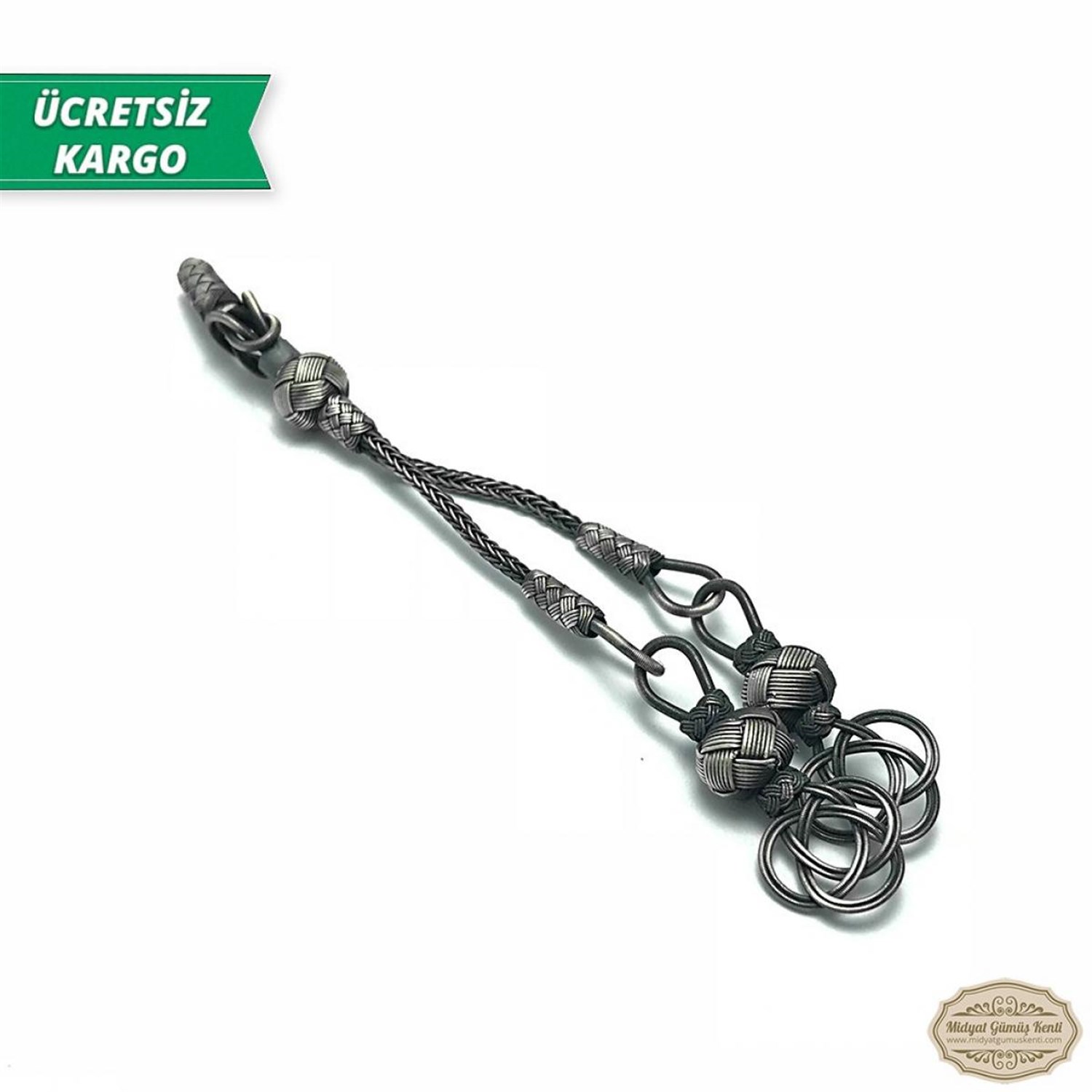 1000 Ayar Kazaziye Gümüş Tespih Püskülü