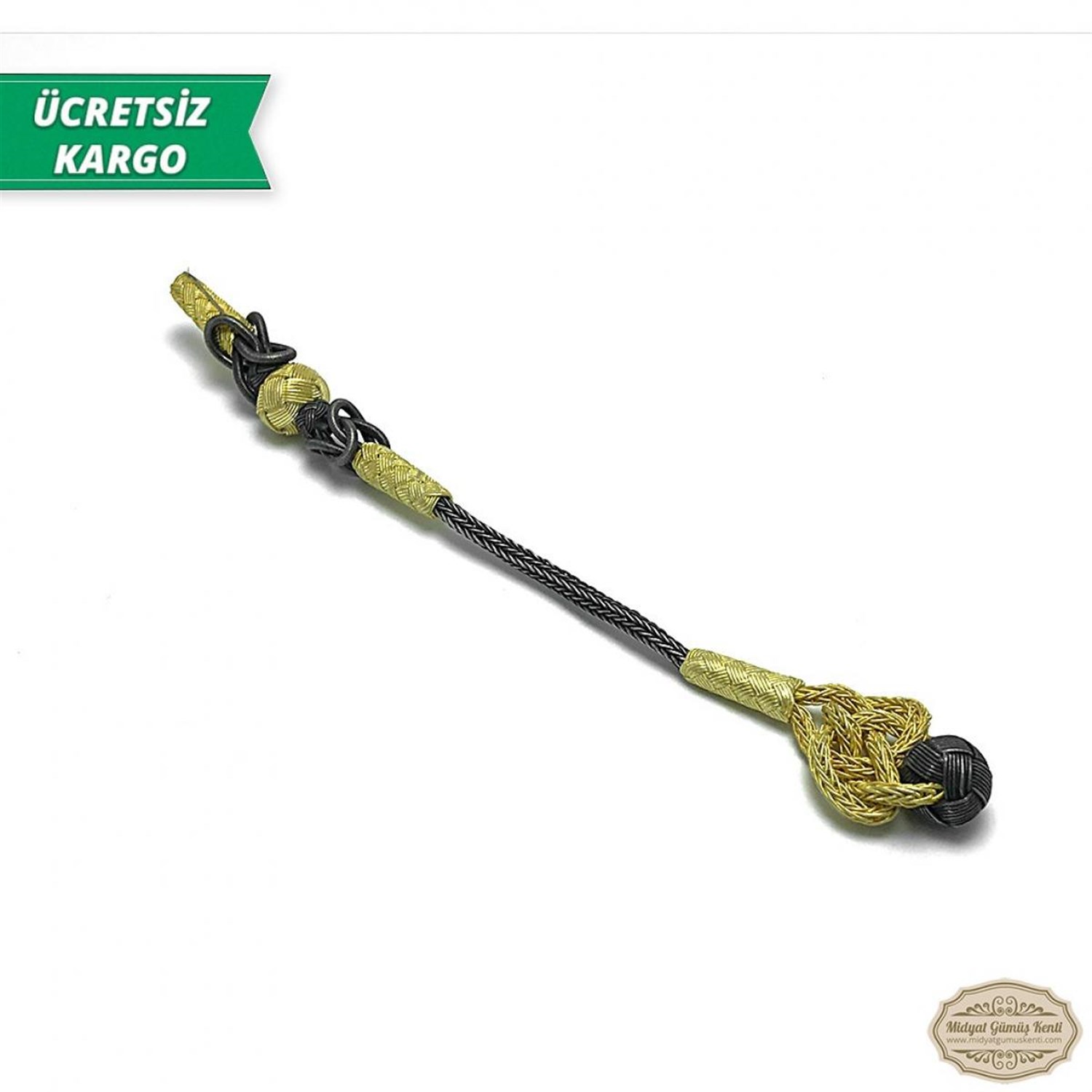 Altın Kaplama 1000 Ayar Kazaziye Gümüş Tespih Püskülü