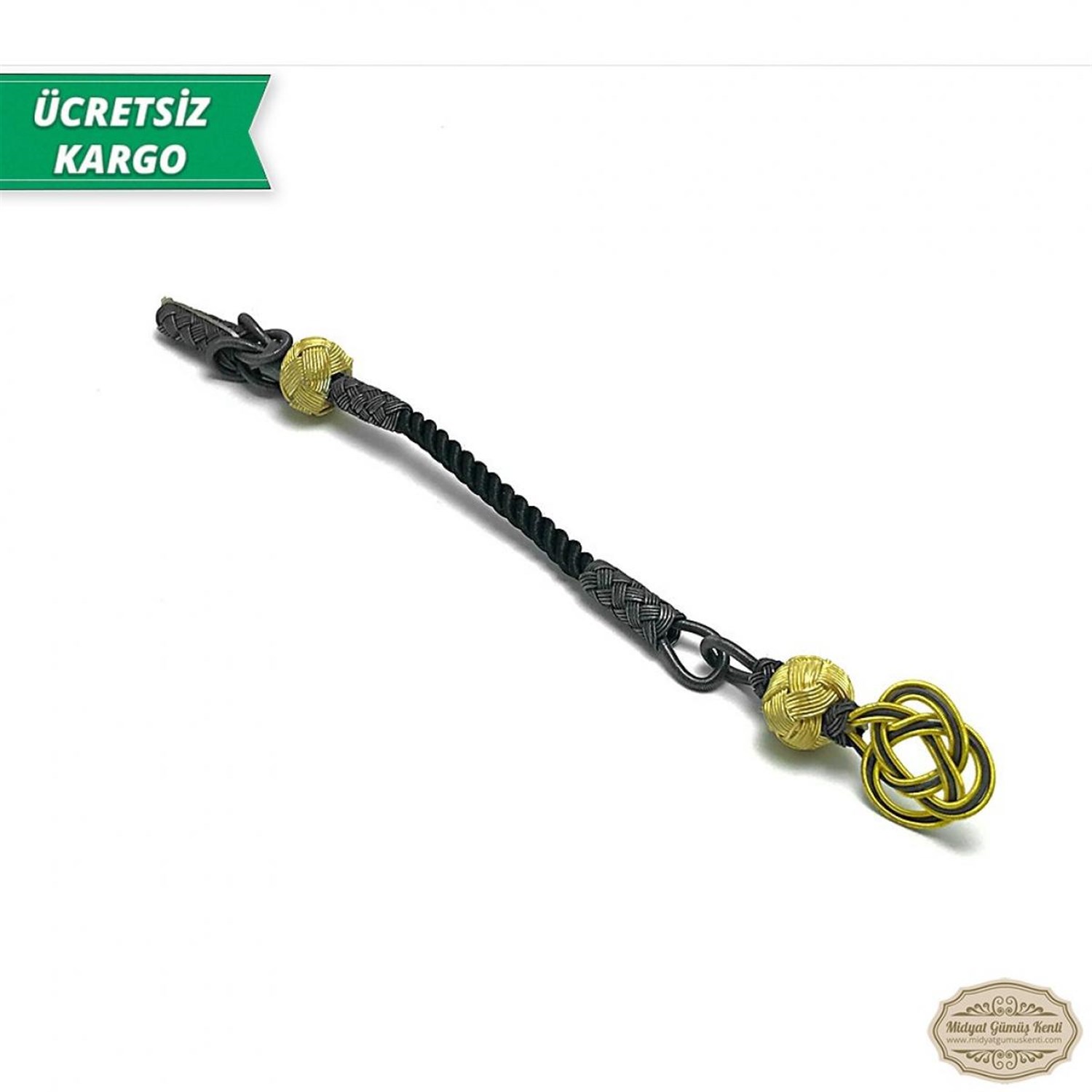 Altın Kaplama 1000 Ayar Kazaziye Gümüş Tespih Püskülü