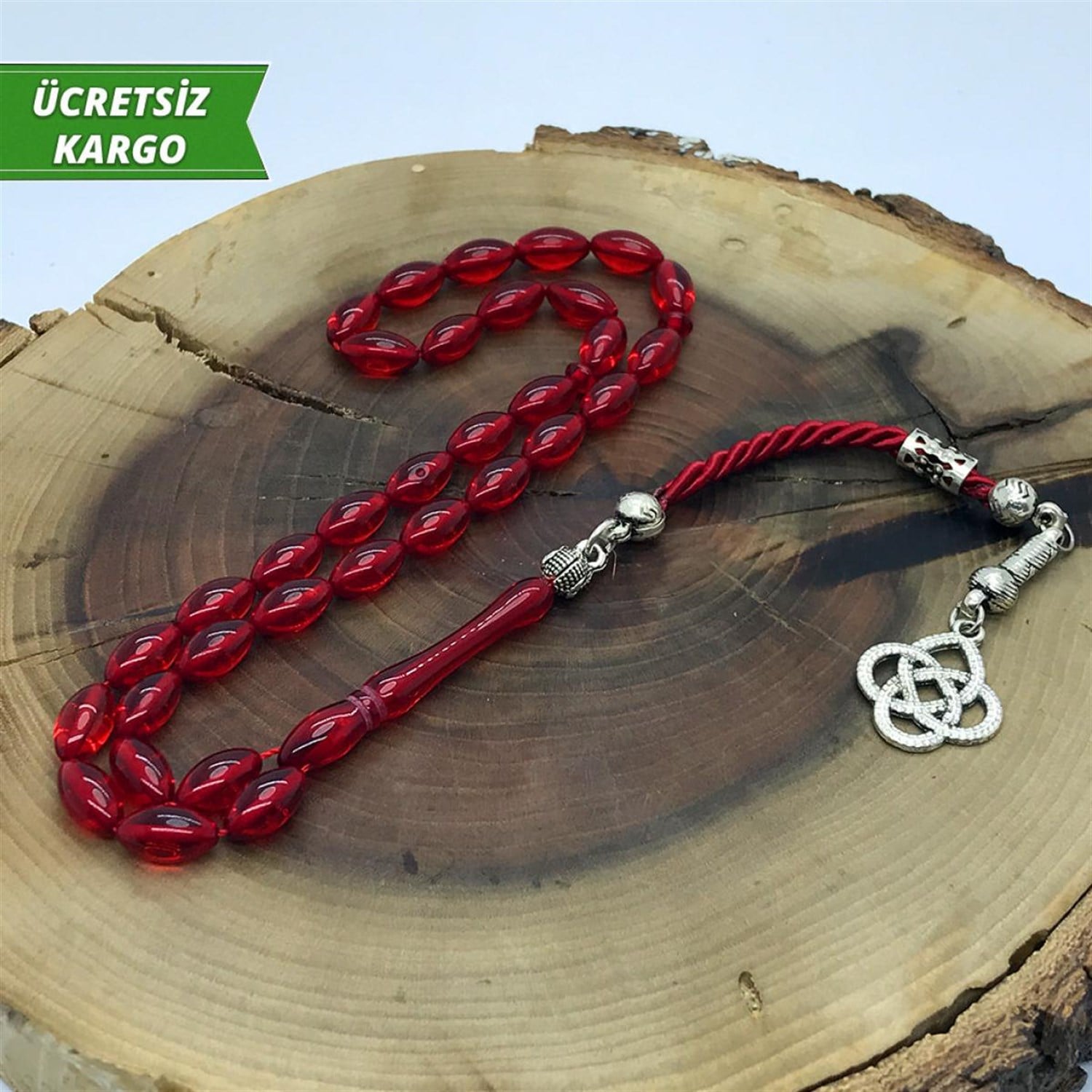Ateş Toz Kehribar Tesbih