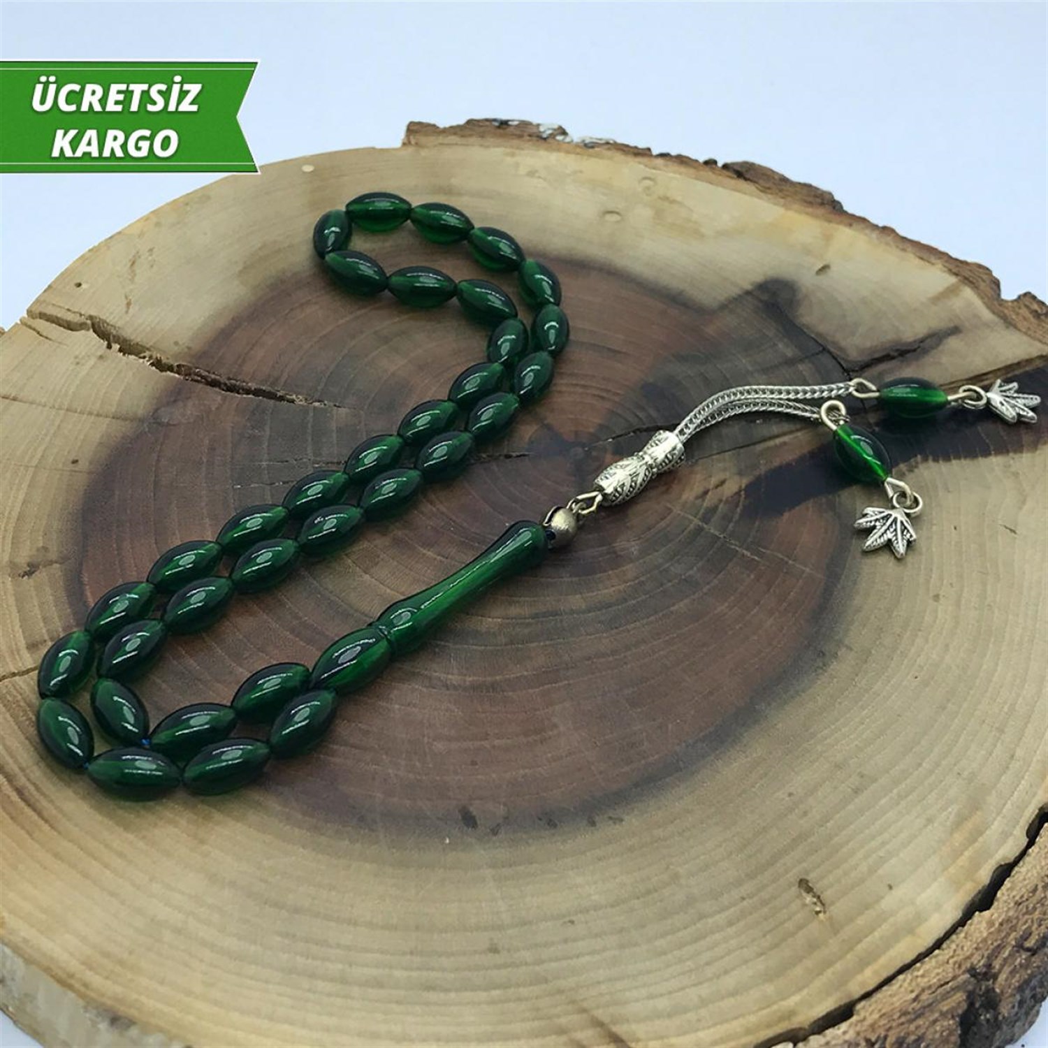 Ateş Toz Kehribar Tesbih