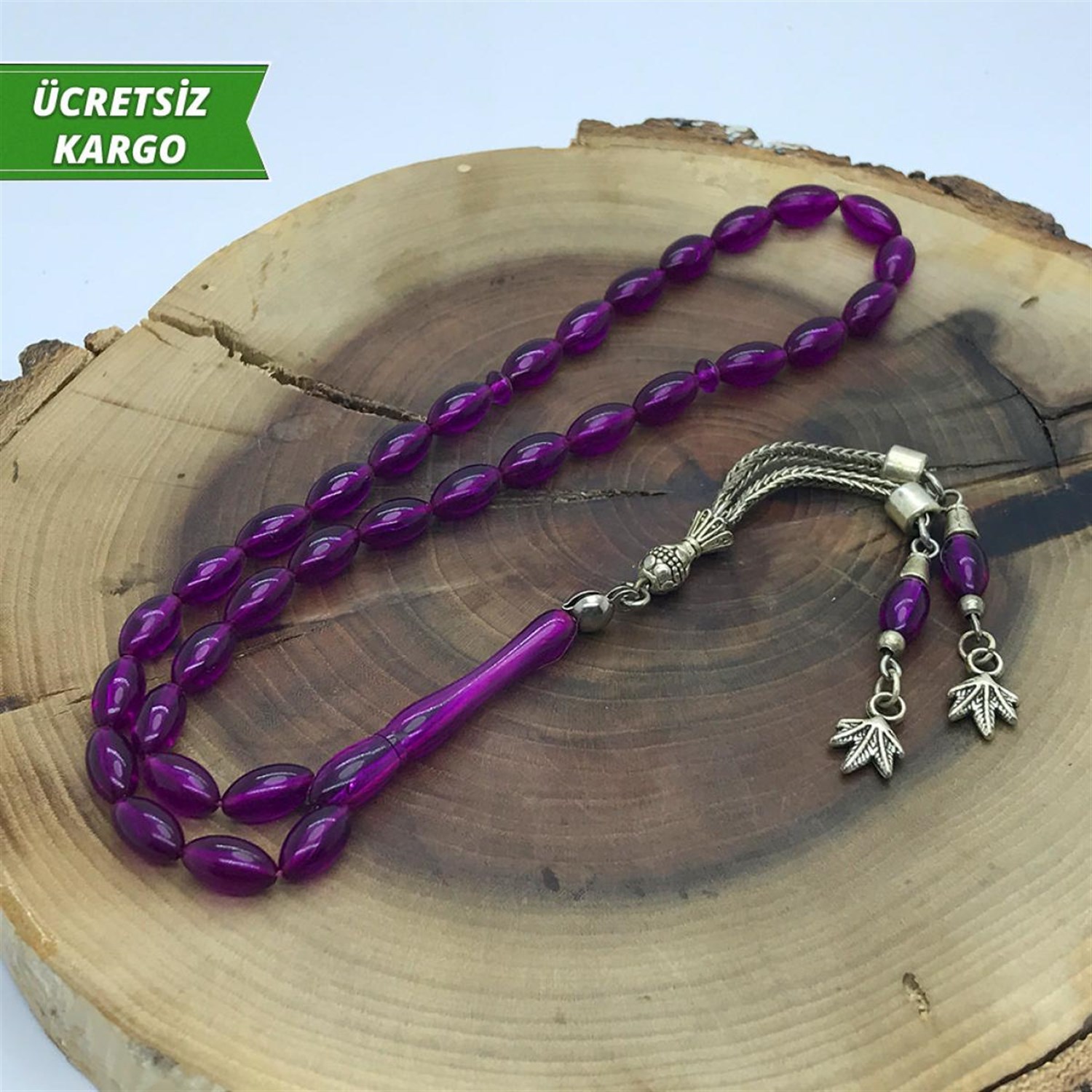 Ateş Toz Kehribar Tesbih