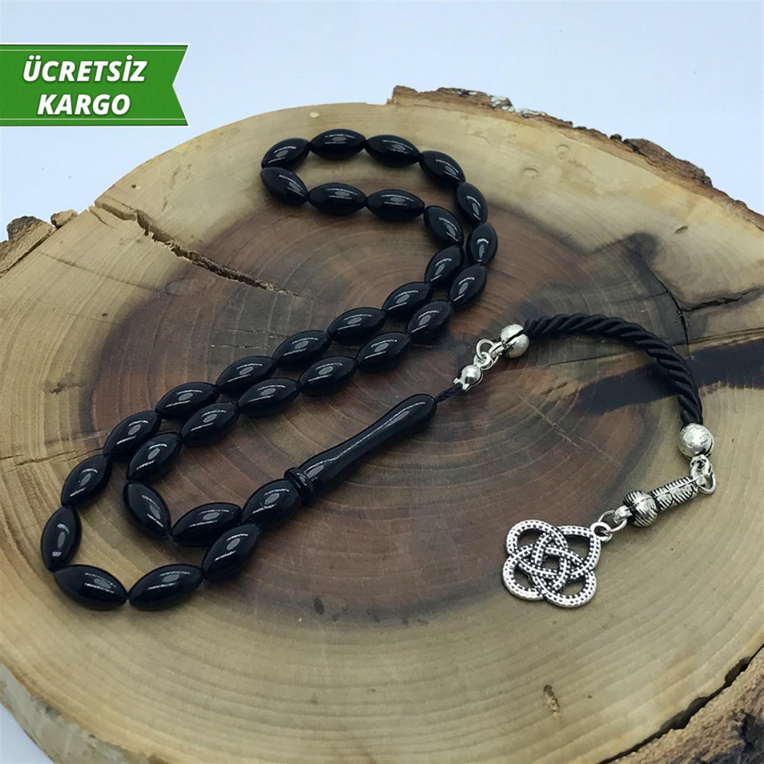 Ateş Toz Kehribar Tesbih