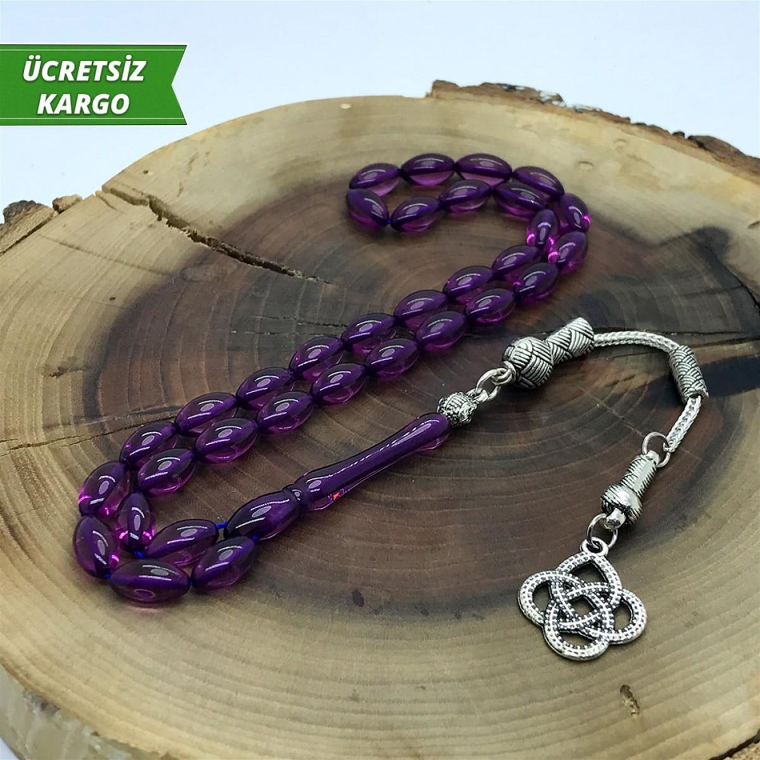 Ateş Toz Kehribar Tesbih