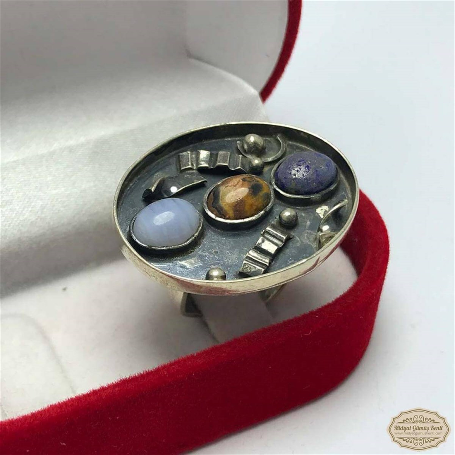 Bayan Otantik Gümüş Yüzük 