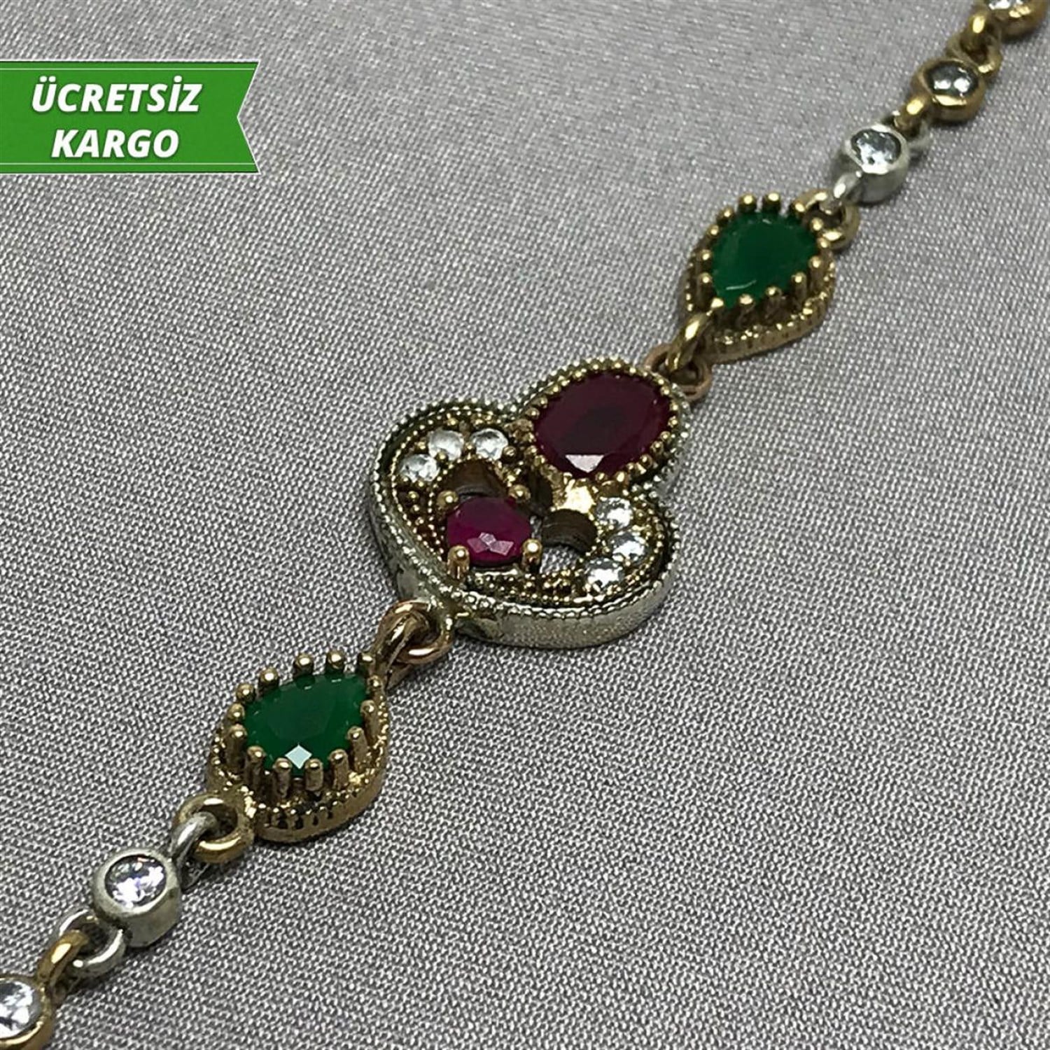 Damla Model Otantik Bayan Gümüş Bileklik